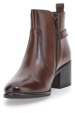 Stivaletti marroni in vera pelle con doppia fibbia 1976-PITTARELLO CLASS Clearance