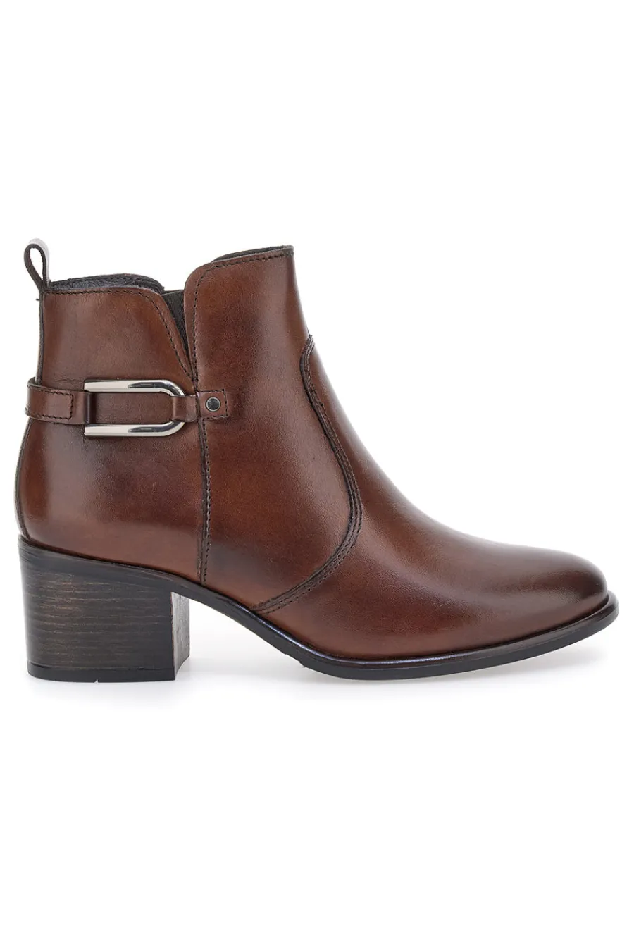 Stivaletti marroni in vera pelle con doppia fibbia 1976-PITTARELLO CLASS Clearance
