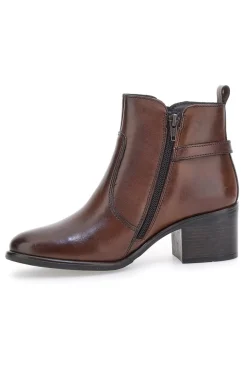 Stivaletti marroni in vera pelle con doppia fibbia 1976-PITTARELLO CLASS Clearance