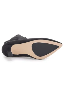 Stivaletti neri a calza con tacco a spillo 9001-LE HAVRE PARIS Online