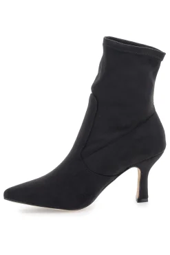 Stivaletti neri a calza con tacco a spillo 9001-LE HAVRE PARIS Online