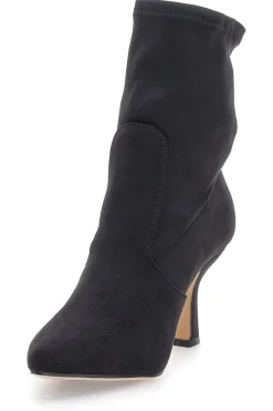 Stivaletti neri a calza con tacco a spillo 9001-LE HAVRE PARIS Online