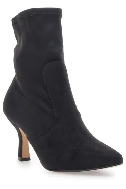 Stivaletti neri a calza con tacco a spillo 9001-LE HAVRE PARIS Online