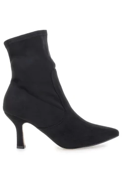 Stivaletti neri a calza con tacco a spillo 9001-LE HAVRE PARIS Online