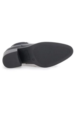Stivaletti Neri con Elastici Laterali e Tacco Largo Capsule 24186006-PITTARELLO Best