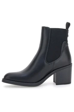 Stivaletti Neri con Elastici Laterali e Tacco Largo Capsule 24186006-PITTARELLO Best