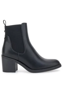 Stivaletti Neri con Elastici Laterali e Tacco Largo Capsule 24186006-PITTARELLO Best