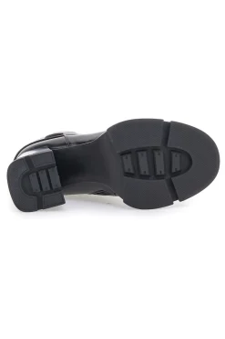 Stivaletti neri con gambale risvoltato alti 1X-SWISH