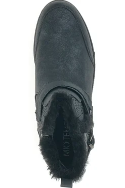 Stivaletti neri con pelo interno 724071-MIO TEMPO New
