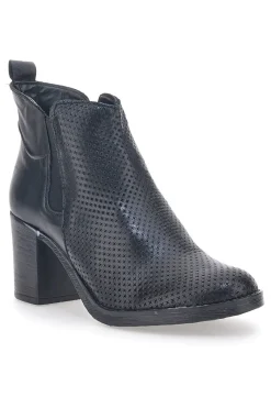 Stivaletti Neri Con Tacco 301-MON DIEU Outlet