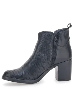Stivaletti Neri Con Tacco 301-MON DIEU Outlet