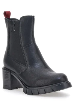 Stivaletti Neri Con Tacco 2304-PLOCADI Clearance
