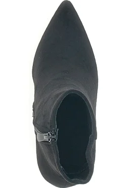 Stivaletti Neri Effetto Suede Con Tacco 10 cm 486-THE FIRST Discount