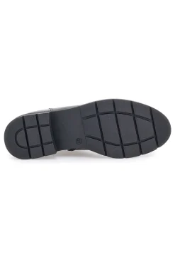 Stivaletti neri in pelle con morsetto 849240-PITTARELLO CLASS New