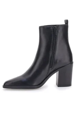 Stivaletti Neri Vera Pelle Con tacco a Blocco 52145-PITTARELLO GLAM Outlet