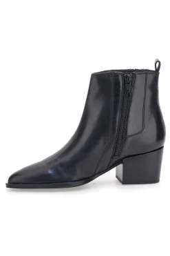 Stivaletti Neri Vera Pelle Con tacco a Blocco 54240-PITTARELLO GLAM Online