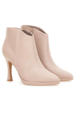 Stivaletti nude con tacco B1929Q20-MON DIEU New
