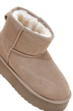 Stivaletti Pantofole suola platform e interno con pelo L1251-MON DIEU Best