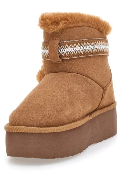 Stivaletti pantofole con pelo e suola platform L1264-MON DIEU Sale