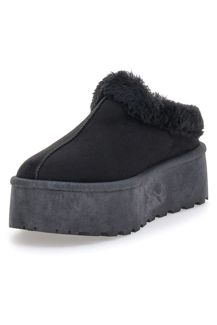 Stivaletti Pantofole con Pelo Nere 1913-PITTARELLO LOVE Hot