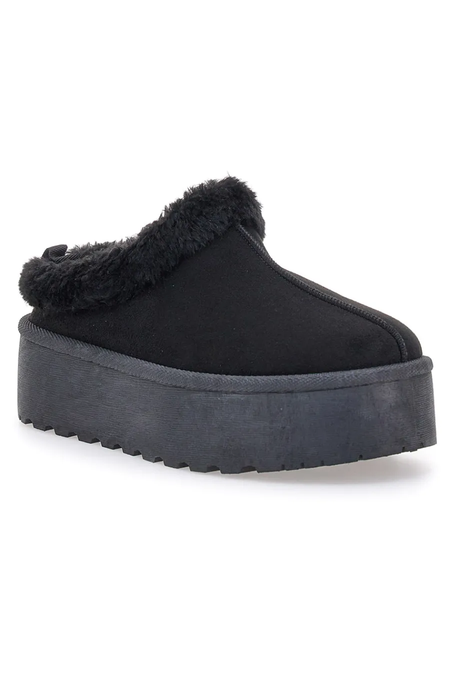 Stivaletti Pantofole con Pelo Nere 1913-PITTARELLO LOVE Hot