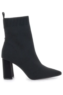 Stivaletti Socks Neri a Punta con Tacco Alto 484-THE FIRST Online