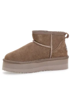 Stivaletti con Pelo e Tomaia in Pelle WD5002SA-MON DIEU Best