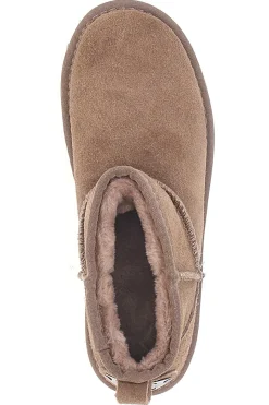 Stivaletti con Pelo e Tomaia in Pelle WD5002SA-MON DIEU Best