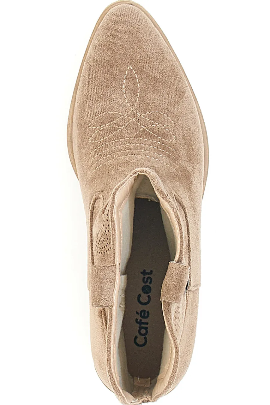 Stivaletti Taxani Beige con Tomaia Liscia RQ2204A-CAFÈ COST Outlet