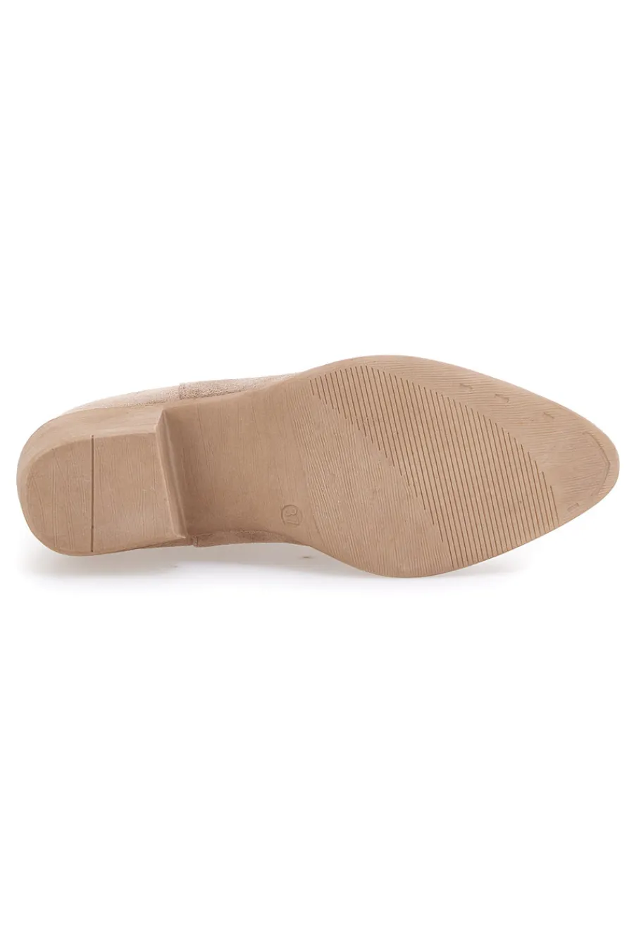 Stivaletti Taxani Beige con Tomaia Liscia RQ2204A-CAFÈ COST Outlet