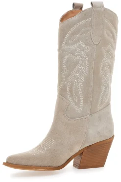 Stivaletti Texani Con Tomaia Ricamata Made in Italy TEX901RN-PITTARELLO LOVE Clearance