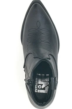 Stivaletti Texani Neri Bassi Made in Italy TEX925-PITTARELLO LOVE Hot