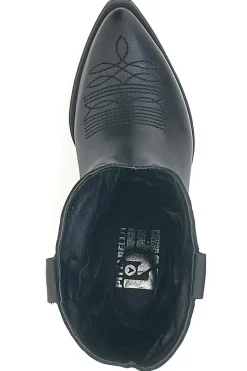 Stivaletti Texani Neri Con Tomaia Ricamata Made in Italy TEX4090-PITTARELLO LOVE Hot