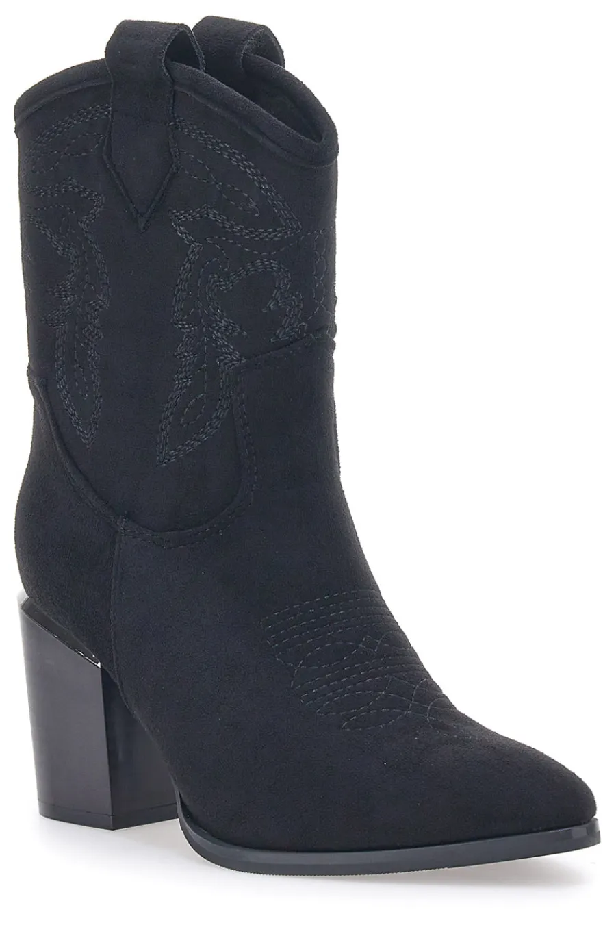 Stivaletti Texani Neri 23057-MON DIEU Sale