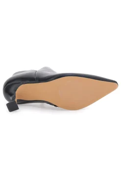 Stivaletto nero a punta con tacco a rocchetto B8830Q8820Q11-MON DIEU Outlet