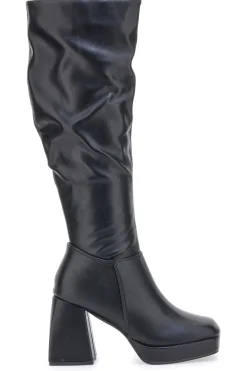 Stivali Alti con Tacco Neri 27274-PUSHY WAMP Best