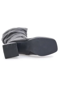 Stivali Alti con Tacco Neri 27274-PUSHY WAMP Best