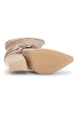 Stivali Beige traforati con fibbie Cafe' cost P723-CAFÈ COST Best