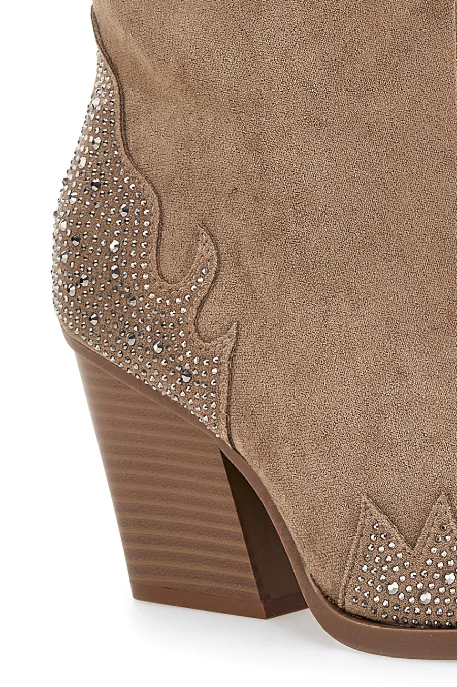 Stivali Camperos Beige con brillanti 505-THE FIRST Hot