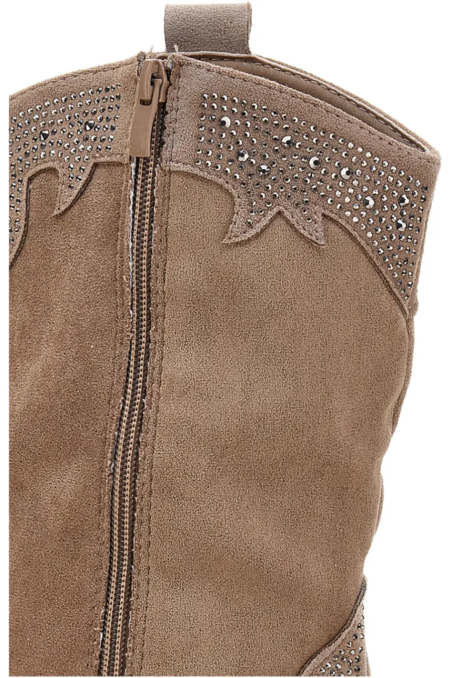 Stivali Camperos Beige con brillanti 505-THE FIRST Hot