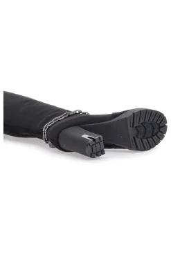 Stivali con tacco Neri 262534-MON DIEU Hot