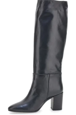 Stivali con tacco 701 Neri Vera Pelle-PITTARELLO LOOK Outlet