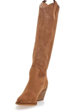 Stivali marroni in vera pelle stile texano TEX902-PITTARELLO LOVE