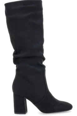 Stivali neri al ginocchio con tacco e gambale morbido BT2140004-PITTARELLO CAPSULE Online