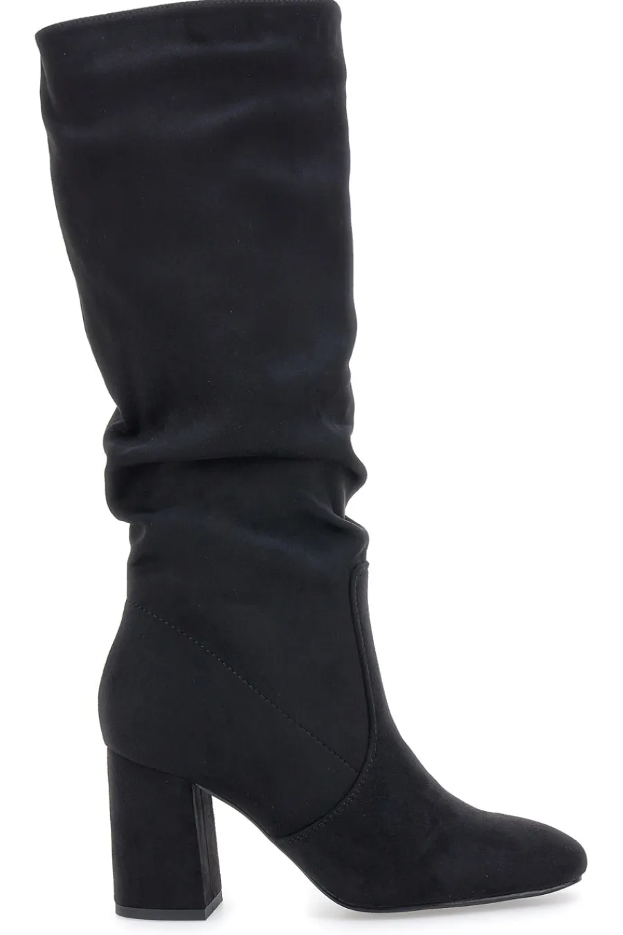 Stivali neri al ginocchio con tacco e gambale morbido BT2140004-PITTARELLO CAPSULE Online