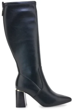Stivali neri con tacco largo 51693C1063-MARIELLA BURANI Discount