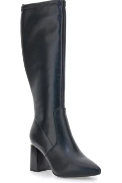 Stivali neri con tacco largo 51693C1063-MARIELLA BURANI Discount
