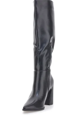 Stivali neri con tacco svasato 802-LE HAVRE PARIS Best