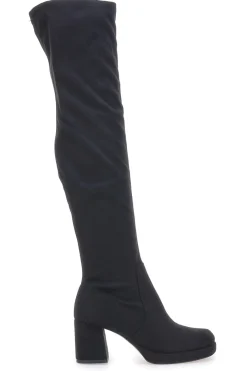 Stivali Neri da Donna spora il ginocchio Con Tacco 43105-PITTARELLO COUTURE Sale