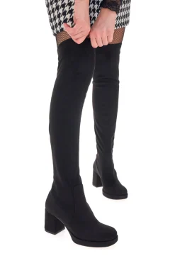 Stivali Neri da Donna spora il ginocchio Con Tacco 43105-PITTARELLO COUTURE Sale